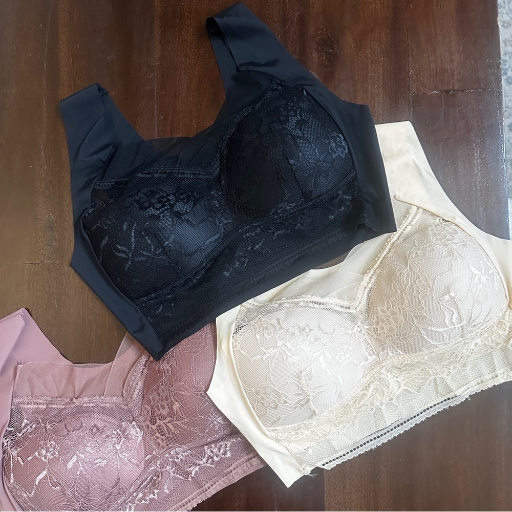 Set of Wireless Slip on Bras